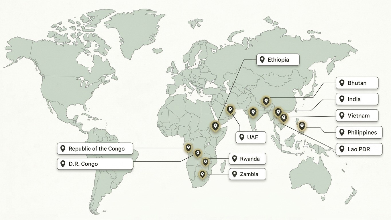 NatureFIX Global Locations