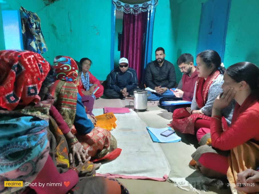 ICS beneficiaries and socio-economic impact survey in Uttarakhand